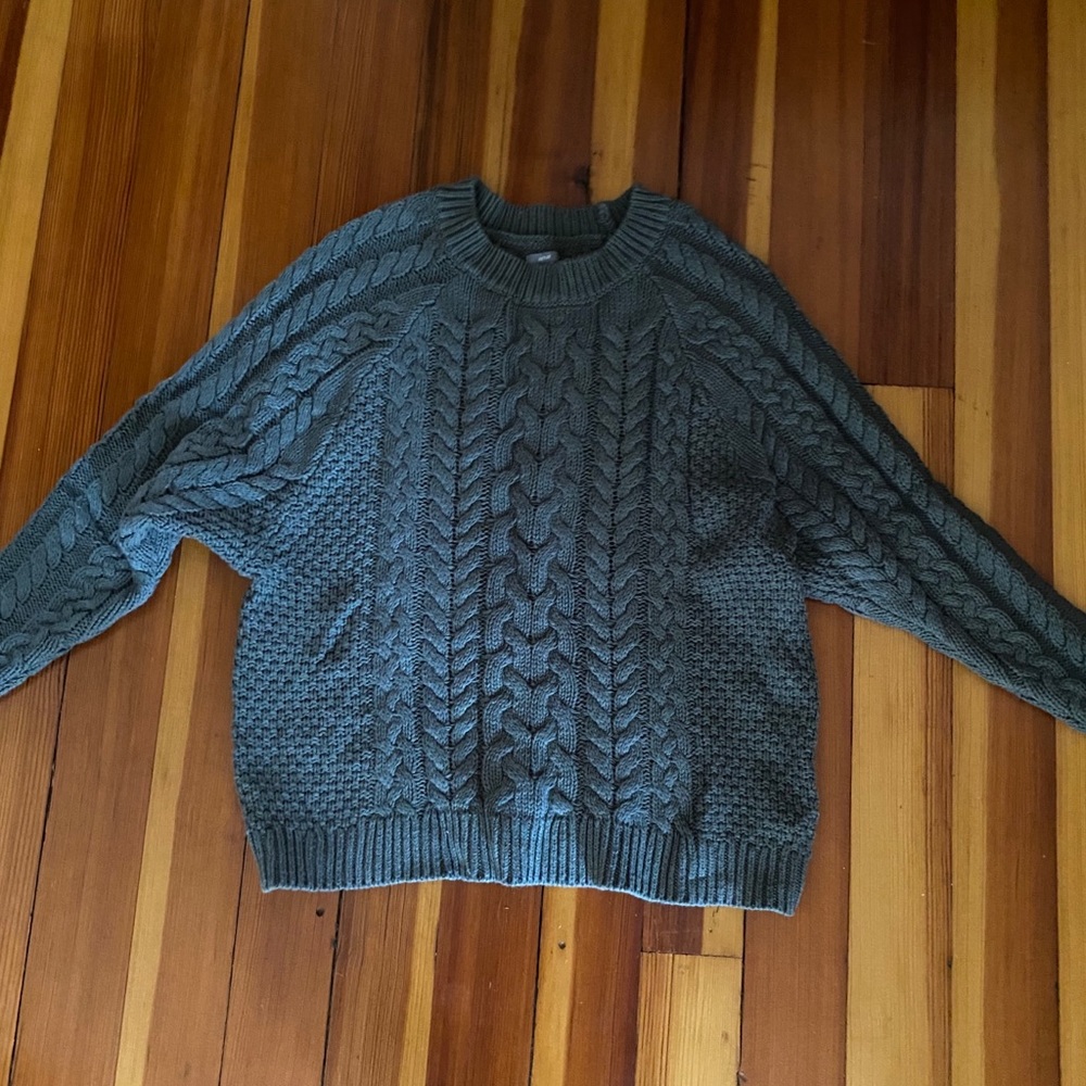 Olive green cozy sweater